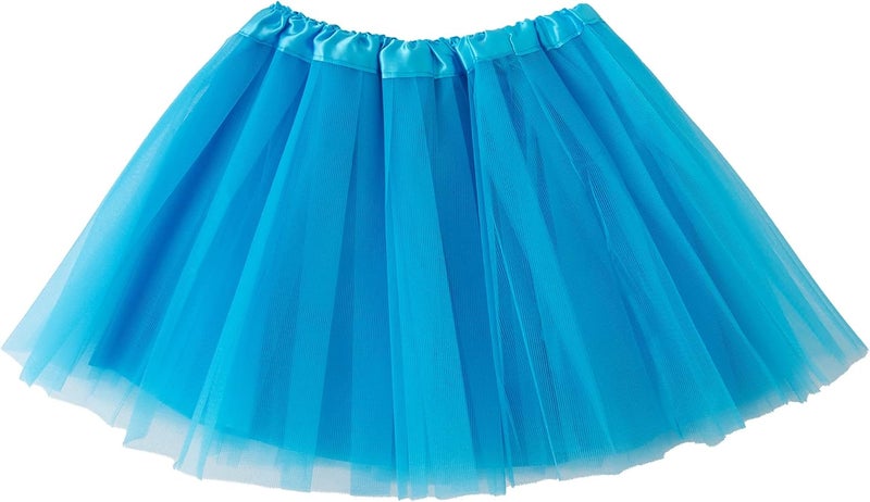 Jastore Girls Tutu Skirt 4 Layers Tulle Tutus for Girls Fluffy Ballet Dress Up for Toddler Kids Children - Image 1